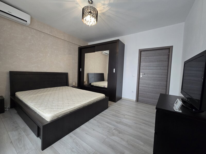 Bucurestii Noi apartament cu 2 camere spatios  etaj 1 centrala+ mobilat+ utilat  comision 0%